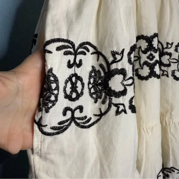 NWT Old Navy Embroidered Mini Swing Dress - Picture 7 of 9